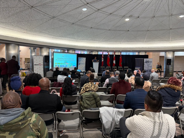 Attendees at the Canadian Afro-Caricom Business and Trade Association event, December 2024